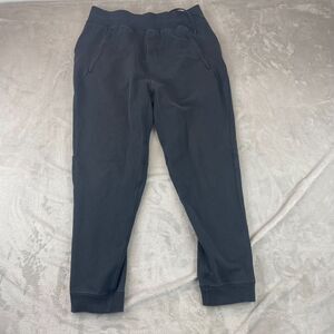 Lululemon Cross Cut Jogger Pants Men XL Black Tapered‎ Leg Drawstring Active